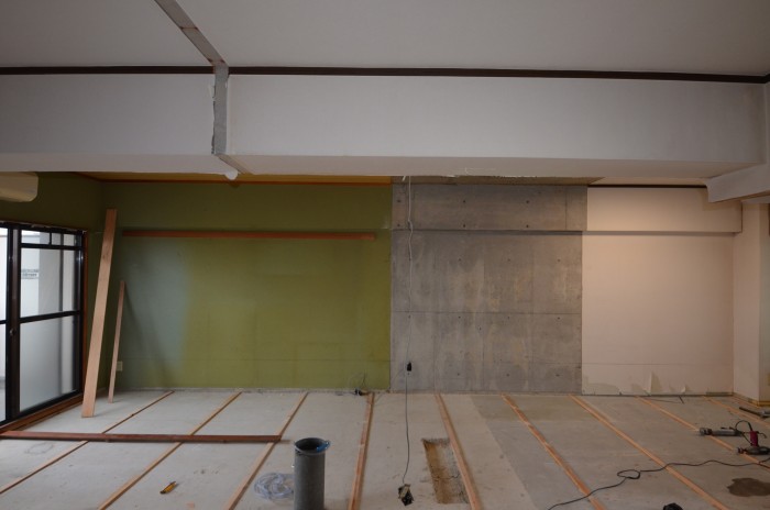マンションリノベーション＠福岡県久留米市　解体完了
