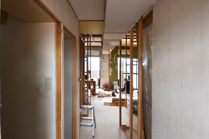 マンションリノベーション＠福岡県久留米市　下地組
